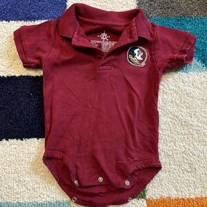 FSU Collared Onesie